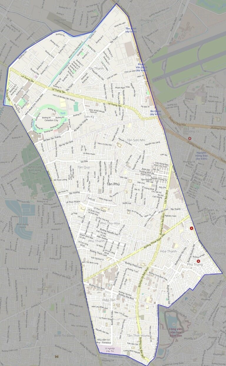 bản đồ Vuaboss hoatdong quận tân phú