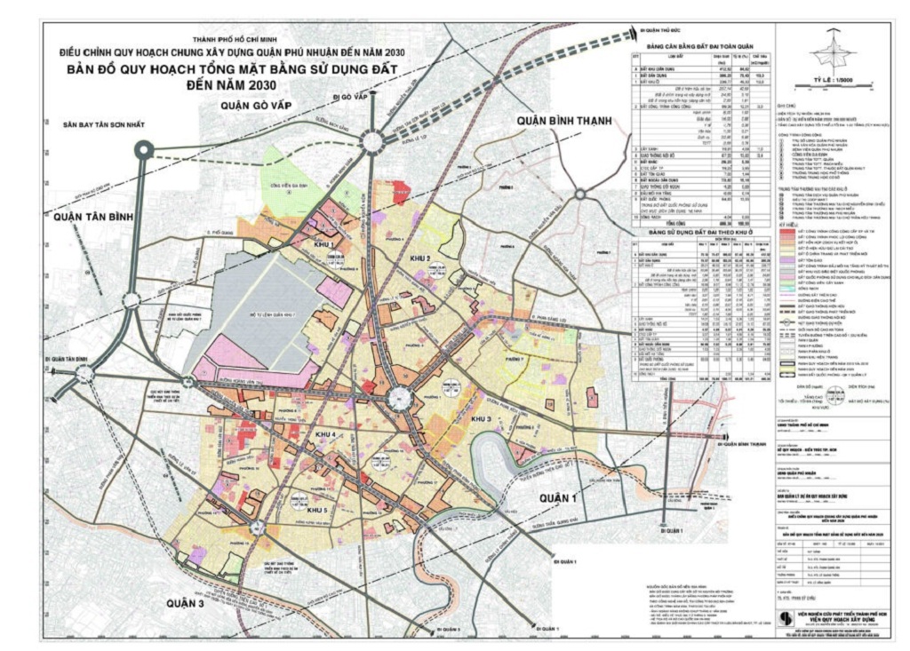 bản đồ quy hoạch quận phú nhuận