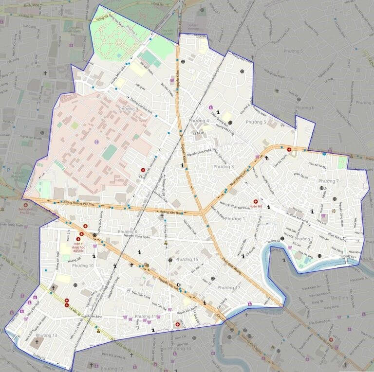 bản đồ Vuaboss hoatdong quận phú nhuận