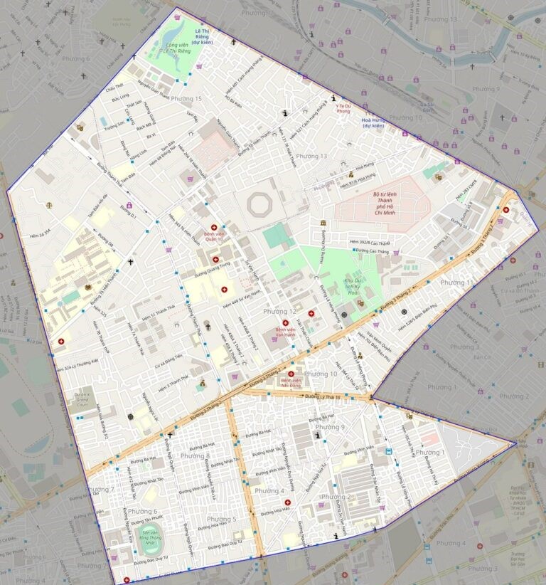 bản đồ Vuaboss hoatdong quận 10