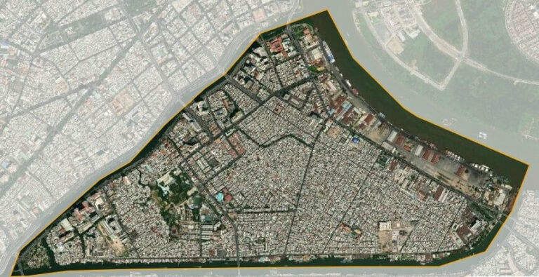 bản đồ vệ tinh quận 4