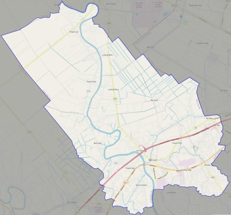 Bản đồ Vuaboss hoatdong huyện Bến Lức