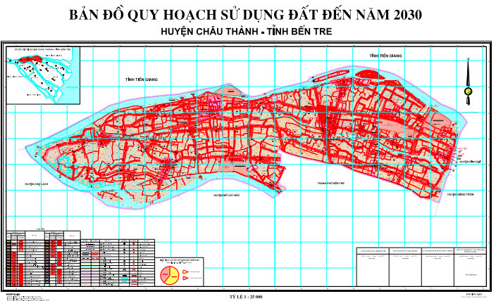 bản đồ quy hoạch huyện Châu Thành