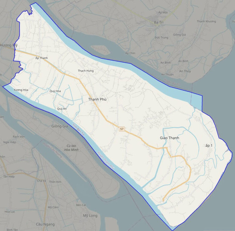 Bản đồ Vuaboss hoatdong huyện Thạnh Phú