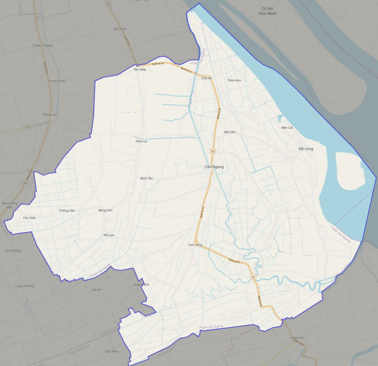 Bản đồ Vuaboss hoatdong huyện Cầu Ngang