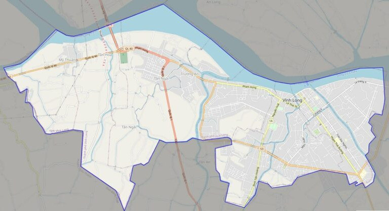 Bản đồ Vuaboss hoatdong Thành phố Vĩnh Long