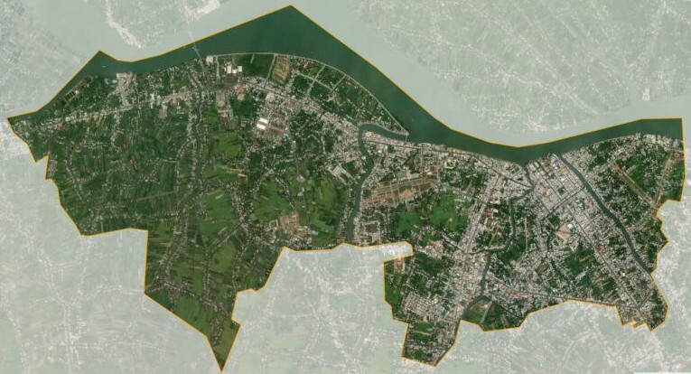 Bản đồ vệ tinh Thành phố Vĩnh Long