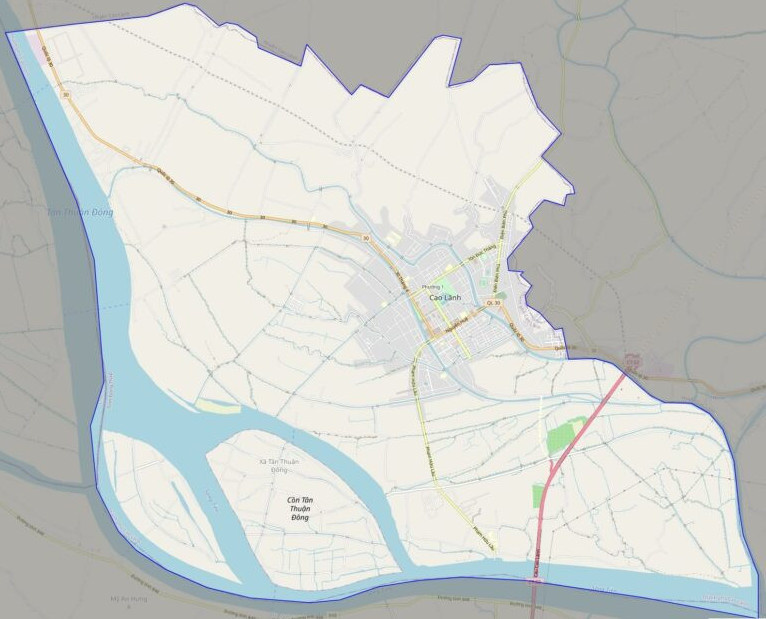 Bản đồ Vuaboss hoatdong Thành phố Cao Lãnh