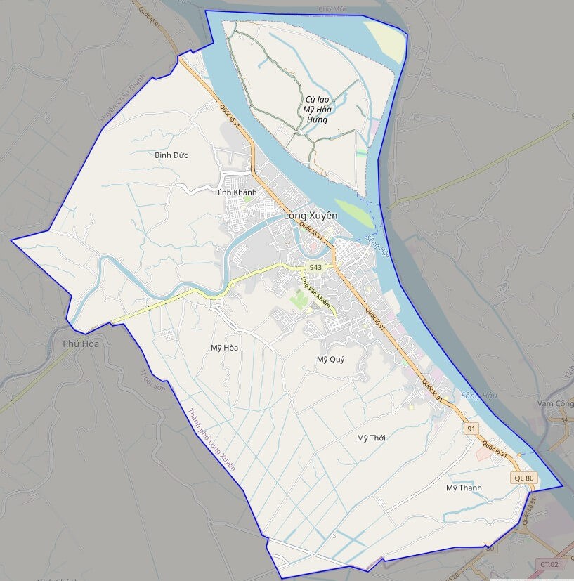 bản đồ Vuaboss hoatdong thành phố Long Xuyên
