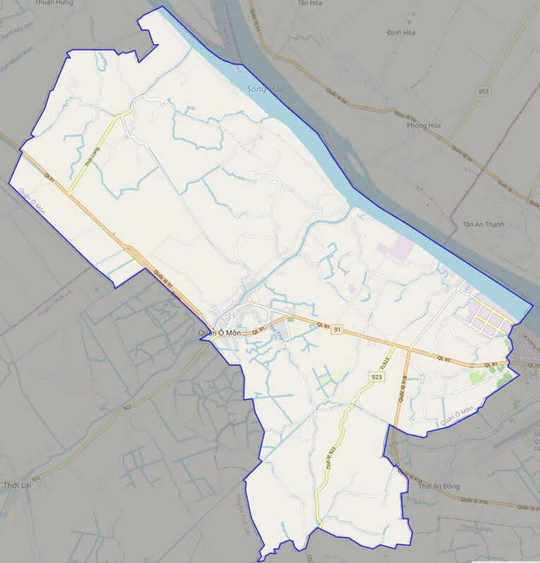 Bản đồ Vuaboss hoatdong quận Ô Môn