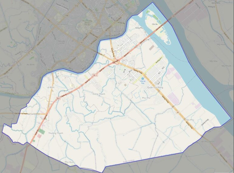 Bản đồ Vuaboss hoatdong quận Cái Răng