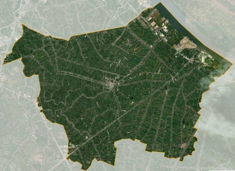 Bản đồ vệ tinh huyện Châu Thành