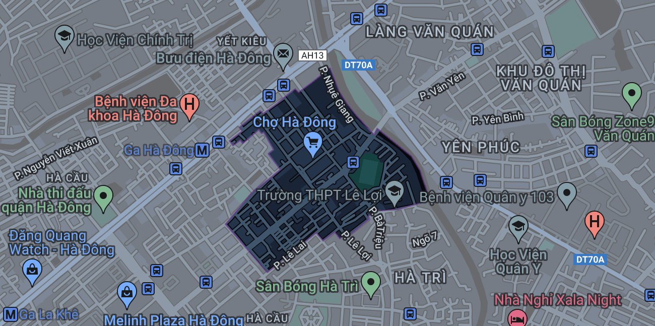Bản đồ phường Nguyễn Trãi