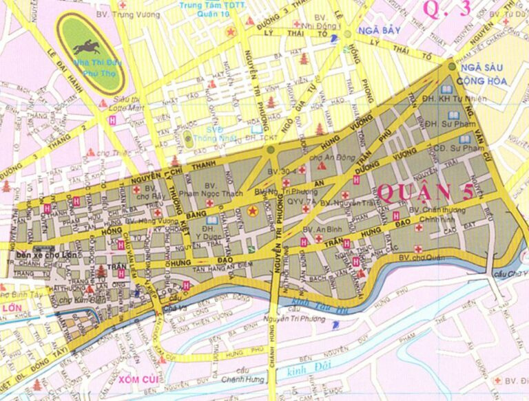 Bản đồ hành chính Quận 5