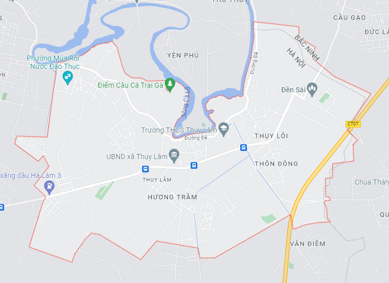ban-do-xa-Thuy-Lam-Dong-Anh Bản đồ xã Thụy Lâm, Đông Anh