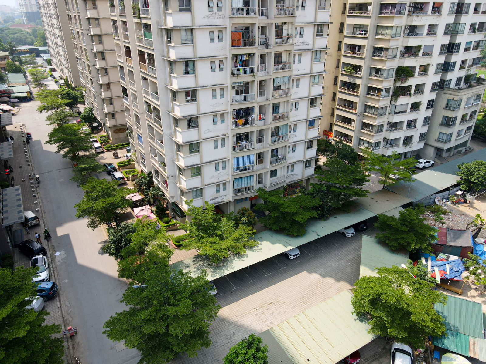 Hình ảnh thực tế khu thương mại Mễ Trì Plaza