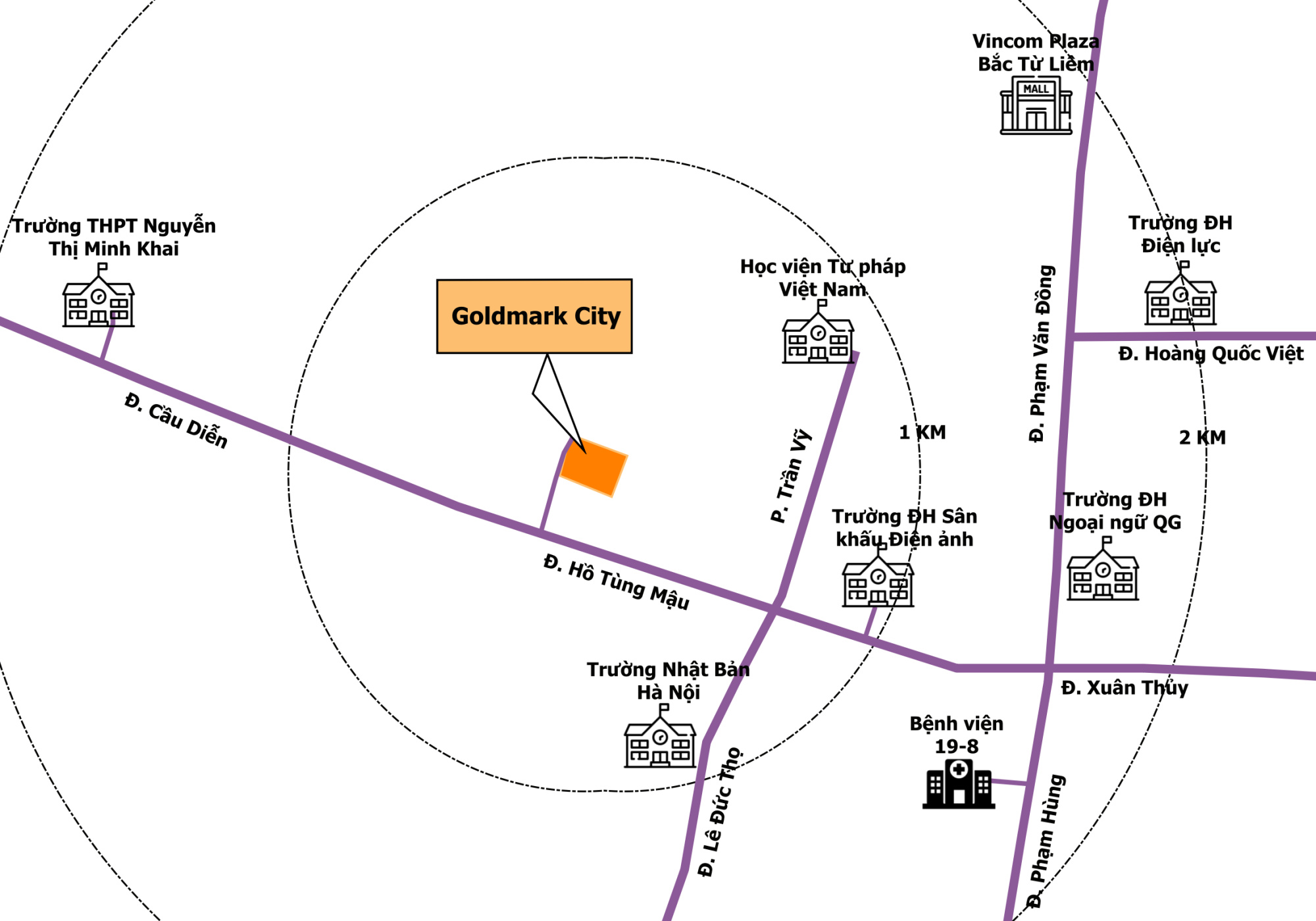 Ảnh vị trí của Đăng nhập Vuaboss Goldmark City 136 Hồ Tùng Mậu.png