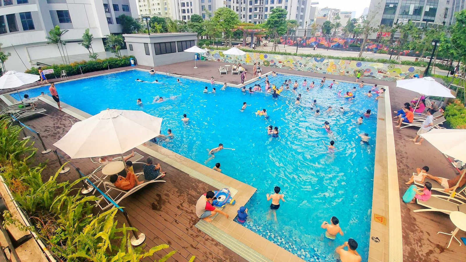 Bể bơi ngoài trời của Đăng nhập Vuaboss Goldmark City