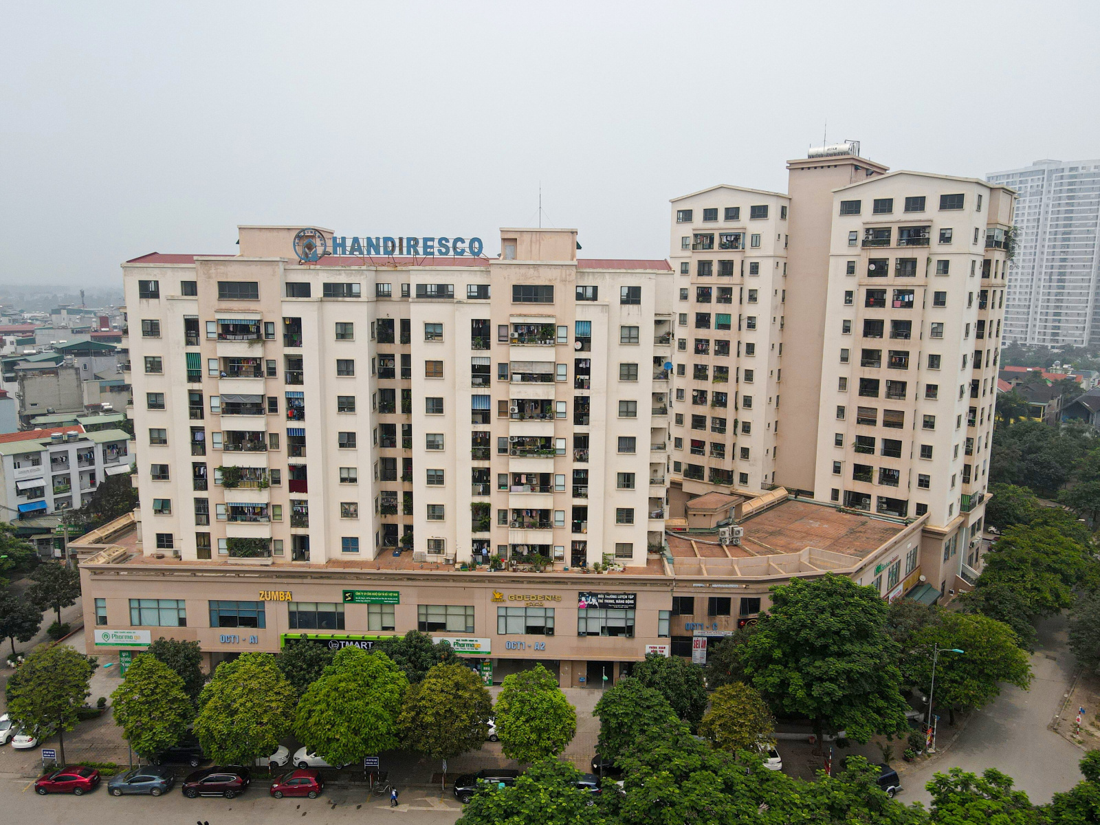 Hình ảnh thực tế khu thương mại Khu đô thị mới Resco