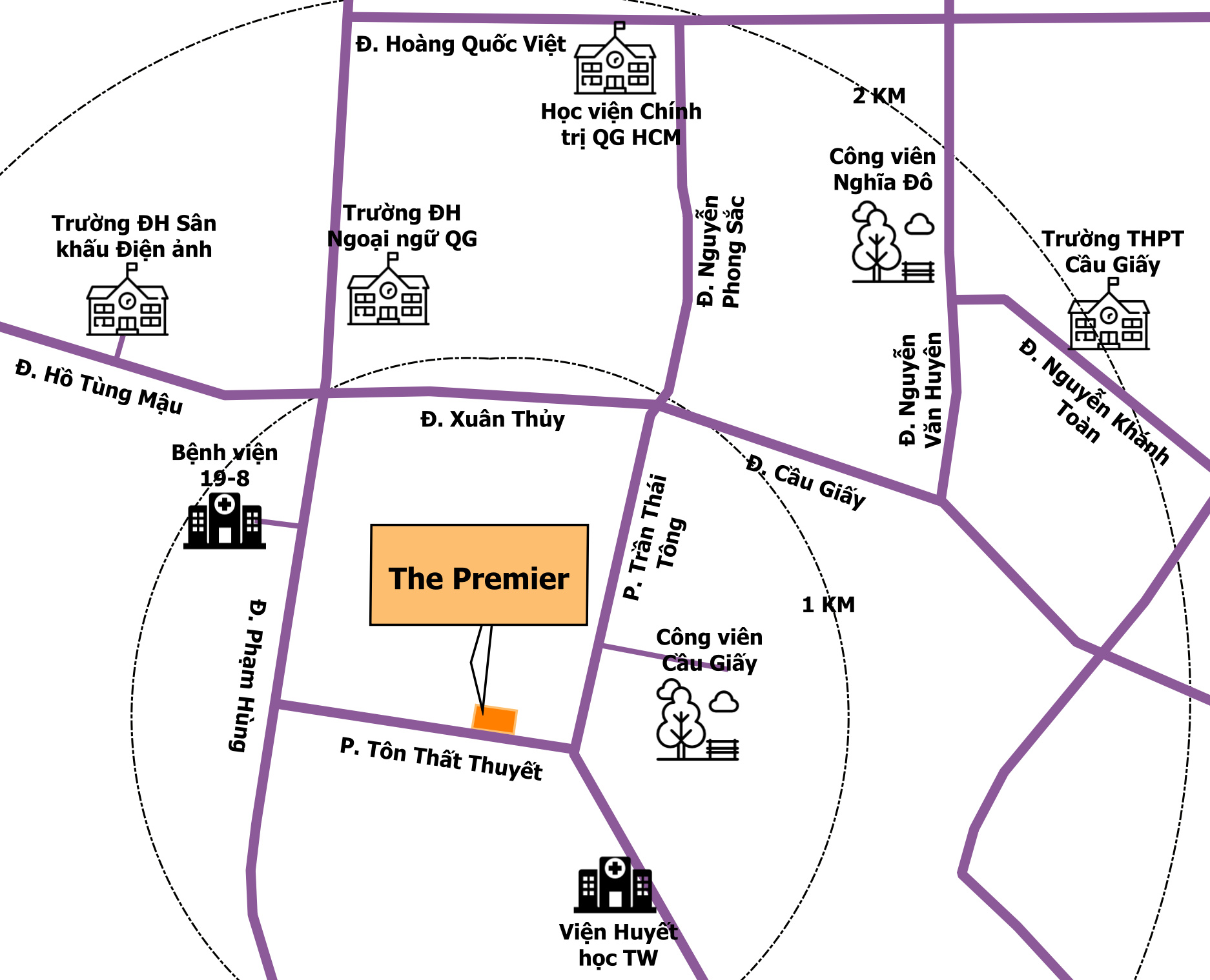Ảnh vị trí của Vuaboss liên minh giải trí 1 thế giới The Premier Hà Nội.png