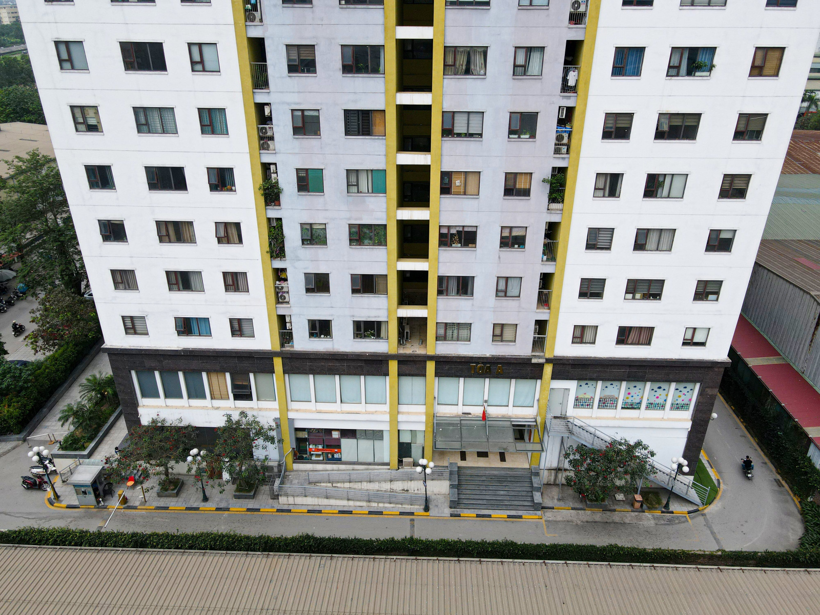 Hình ảnh thực tế khu thương mại Đồng Phát Park View Tower