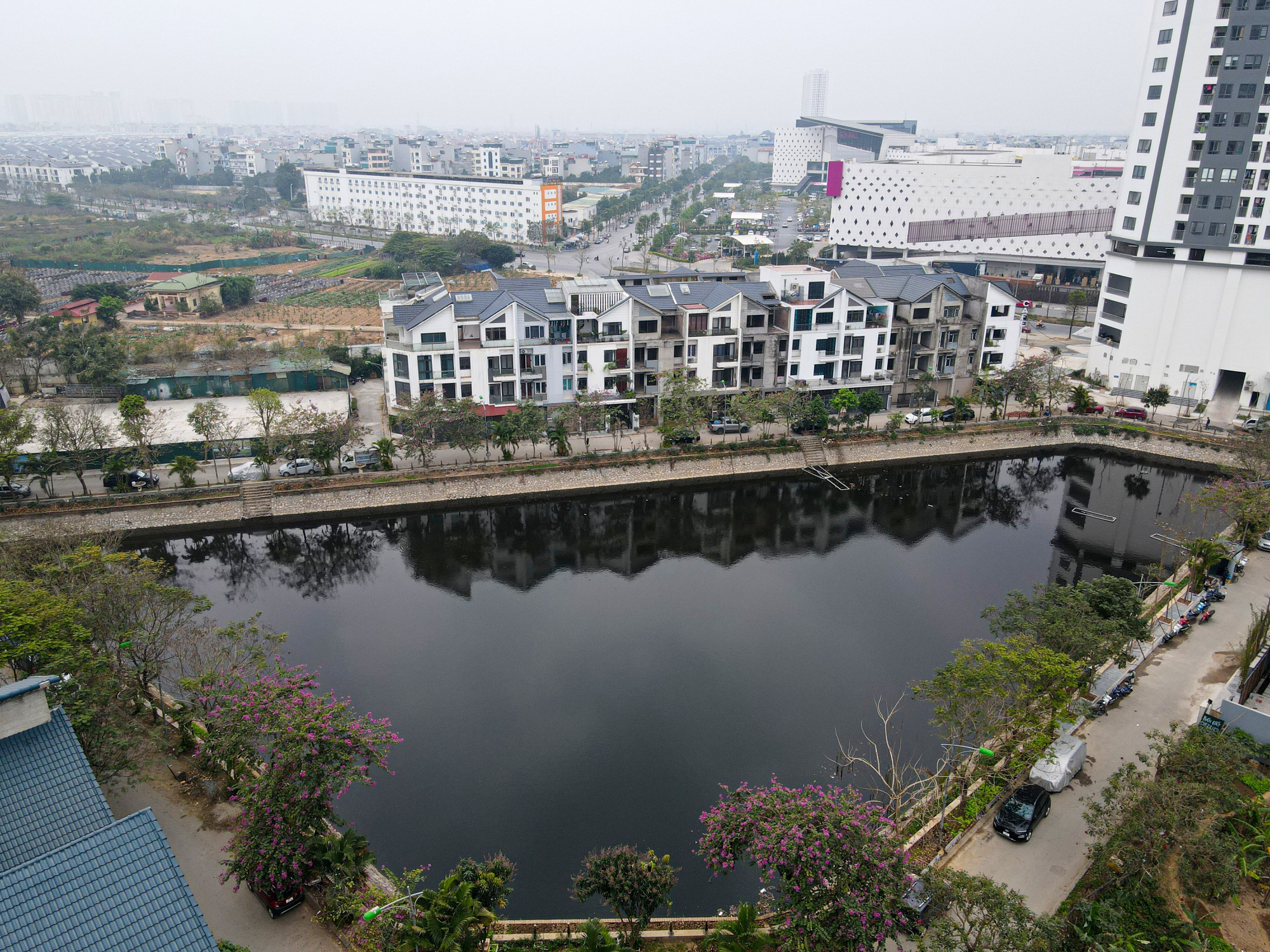 Hình ảnh thực tế hồ điều hòa trong FLC Garden City