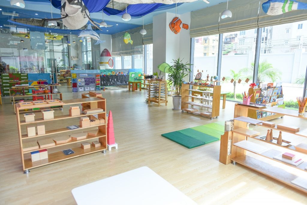 Trường mầm non Montessori Sunrise Kidz của tòa nhà Indochina Plaza Hanoi