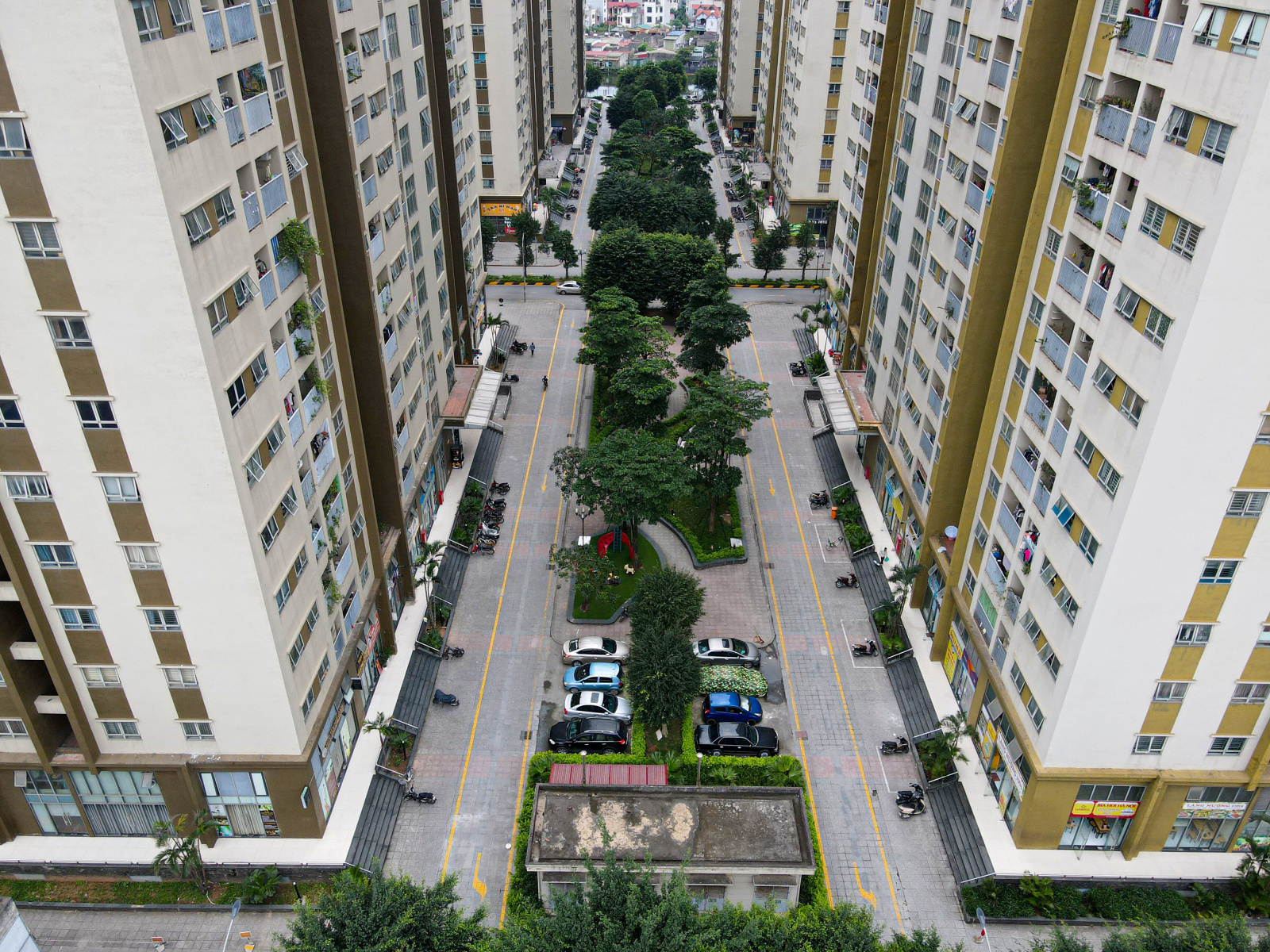 Hình ảnh thực tế vườn điều hòa Chung cư The Vesta
