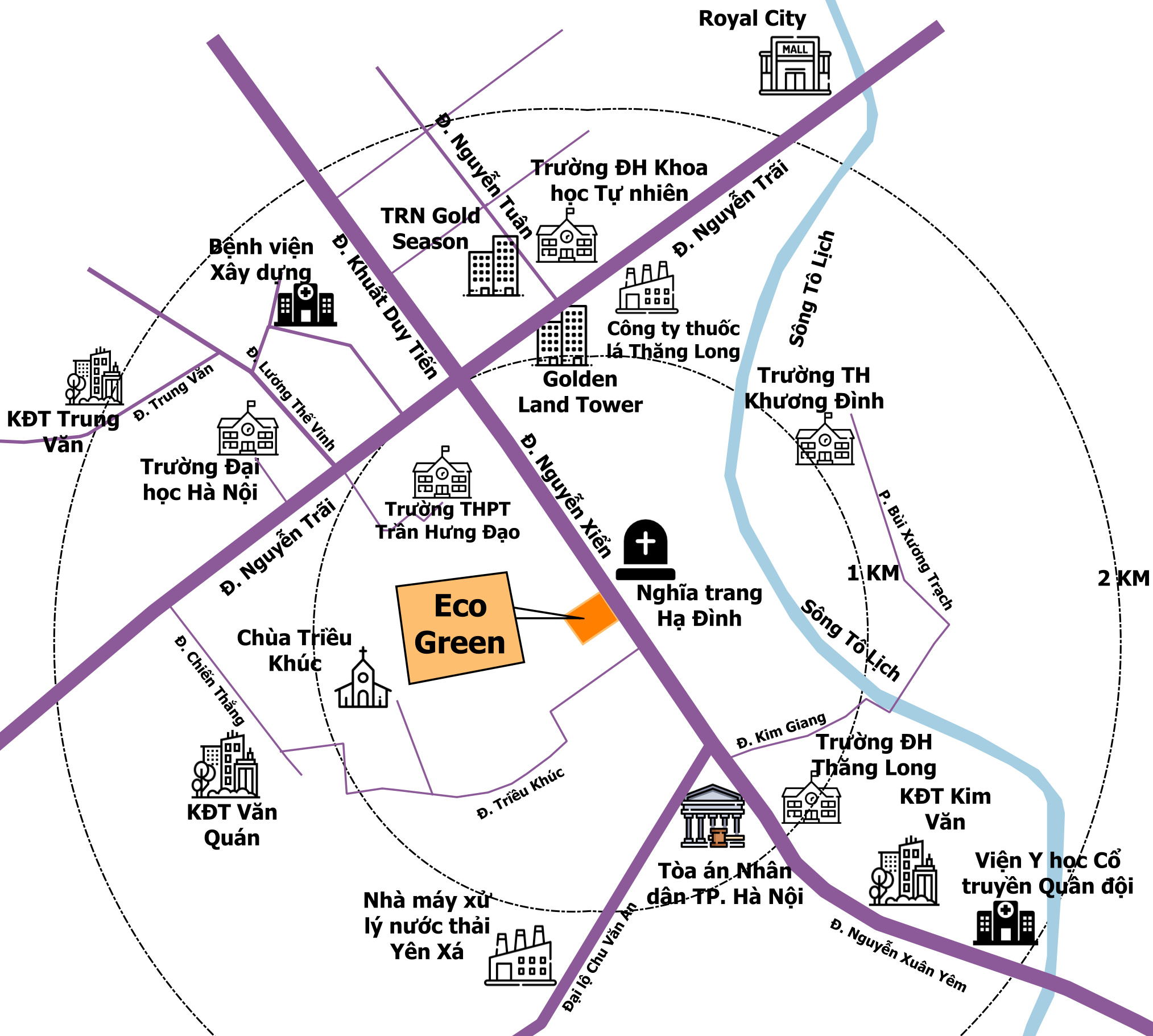 Ảnh vị trí của Vuaboss liên minh giải trí 1 thế giới Eco Green City Nguyễn Xiển.png