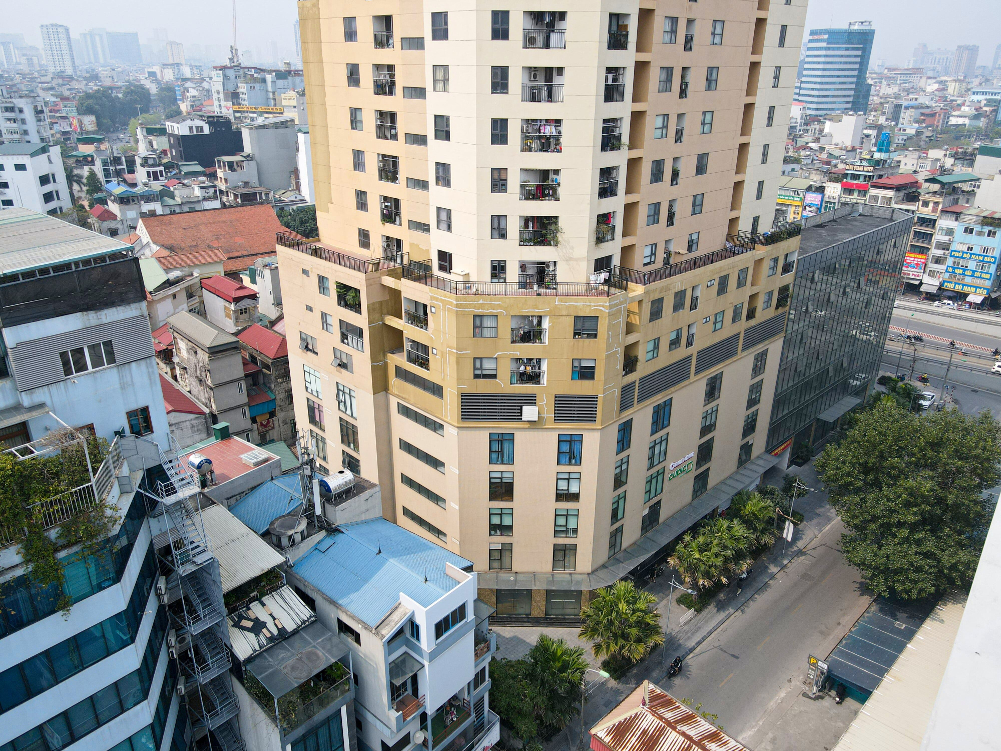 Hình ảnh thực tế khu thương mại - dịch vụ Tân Hồng Hà Complex