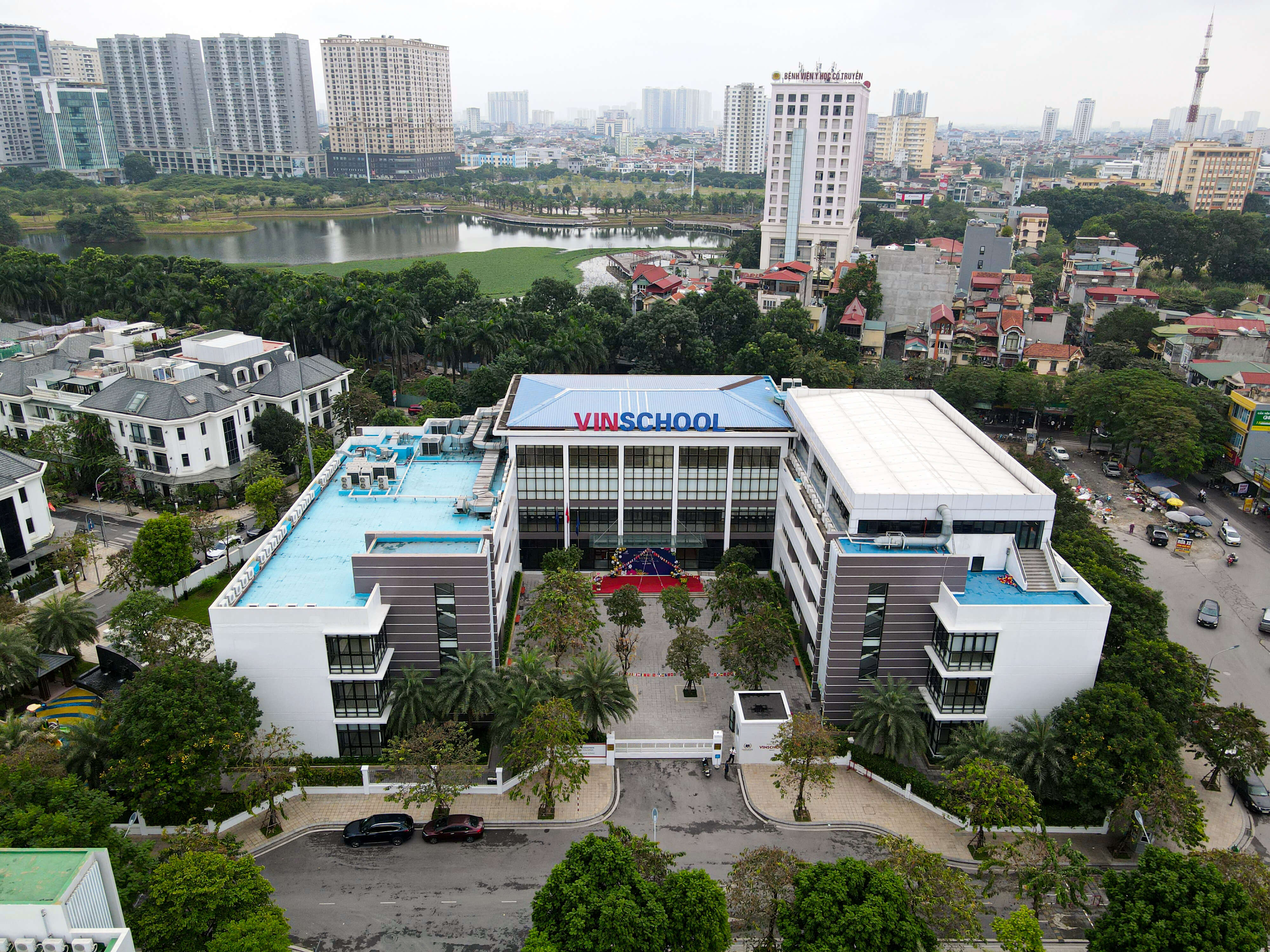 Trường học liên cấp quốc tế Vinschool của Vuaboss liên minh giải trí 1 thế giới Vinhomes Green Bay Mễ Trì