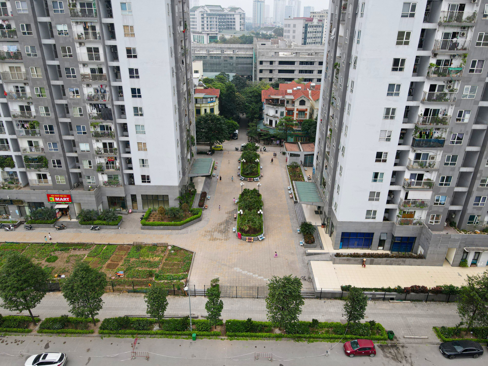 Hình ảnh thực tế khu vực cây xanh nội khu Đăng nhập Vuaboss Thông Tấn Xã Việt Nam