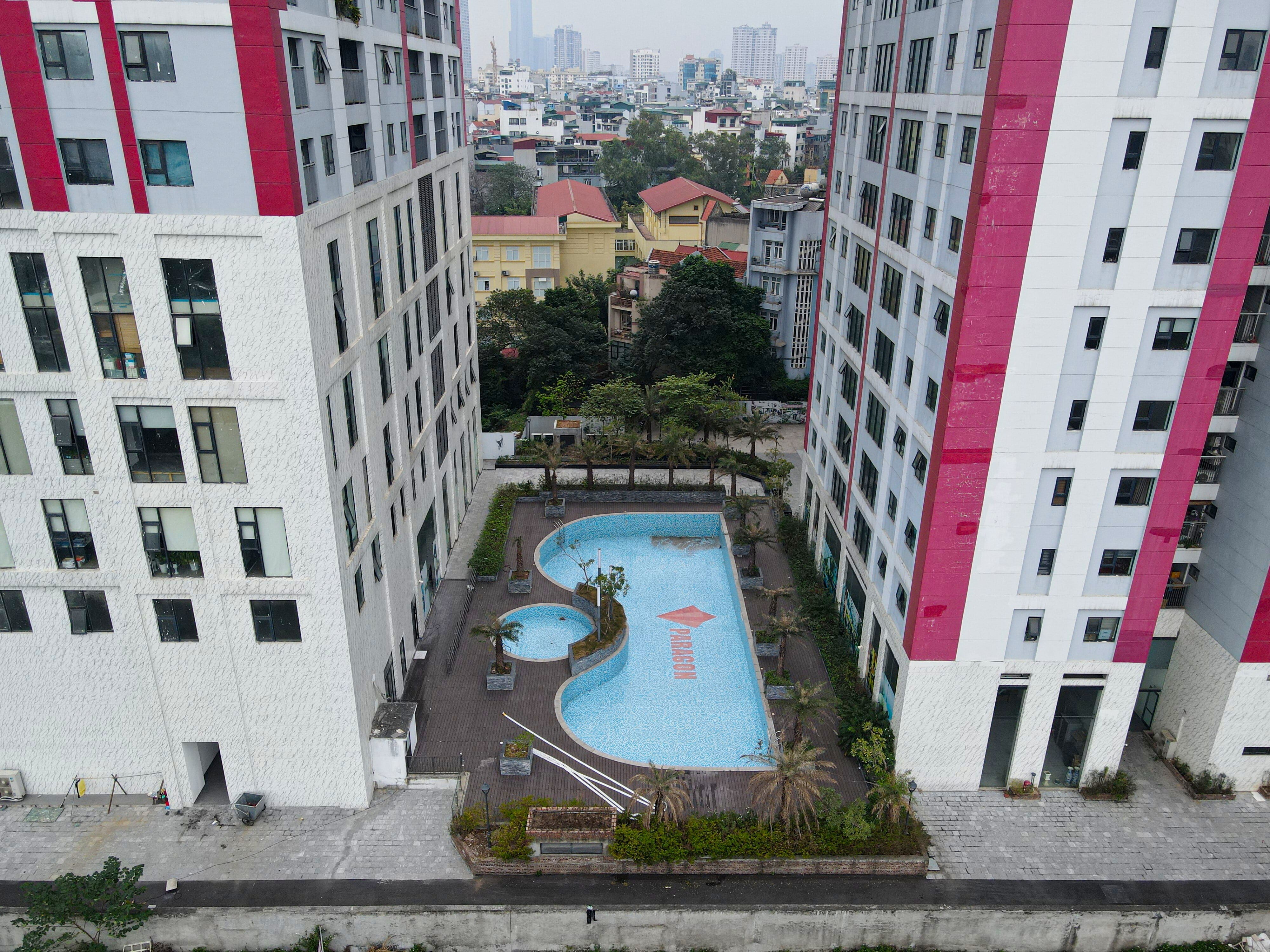 Hình ảnh thực tế bể bơi Hà Nội Paragon