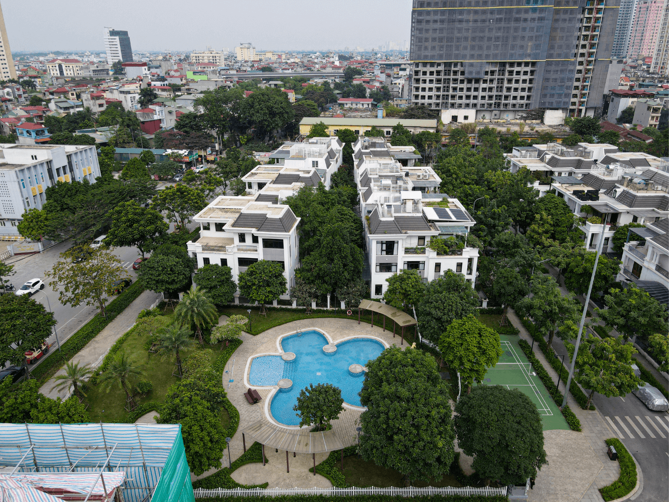 Bể bơi trẻ em ngoài trời The Botanica của khu đô thị Vinhomes Gardenia
