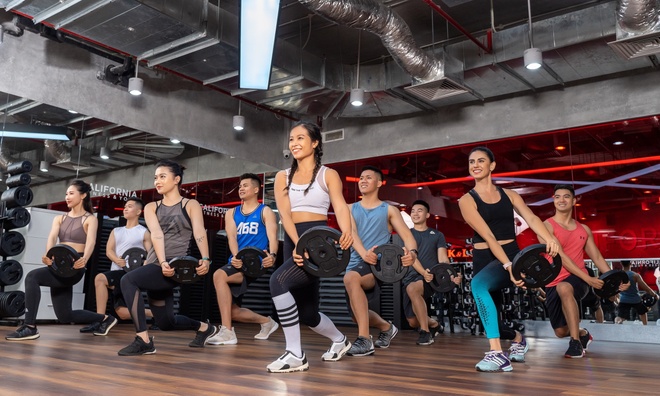 Hình ảnh thực tế phòng gym tại Sky City Towers