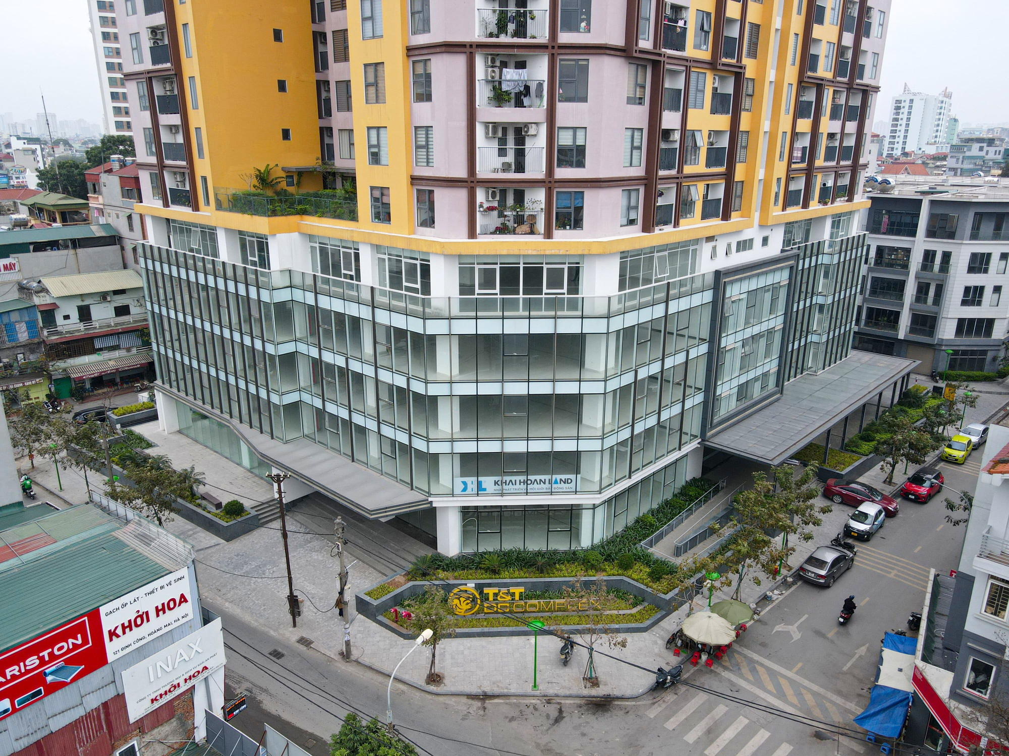 Hình ảnh thực tế khu trung tâm thương mại T&T Tower