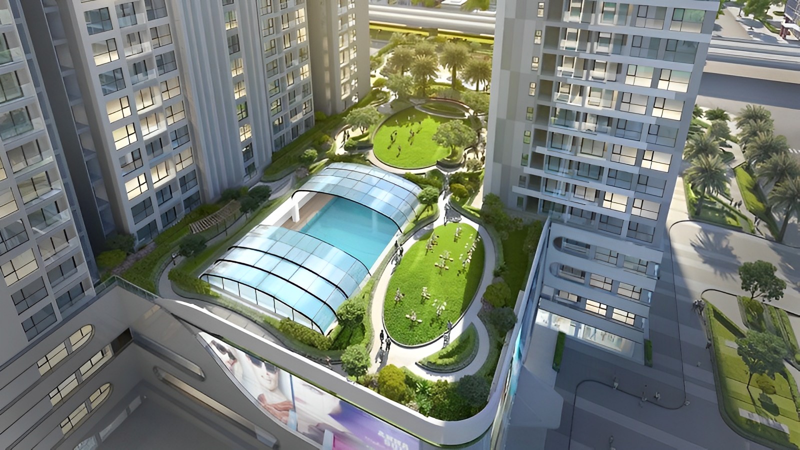 Phối cảnh bể bơi Vinhomes West Point