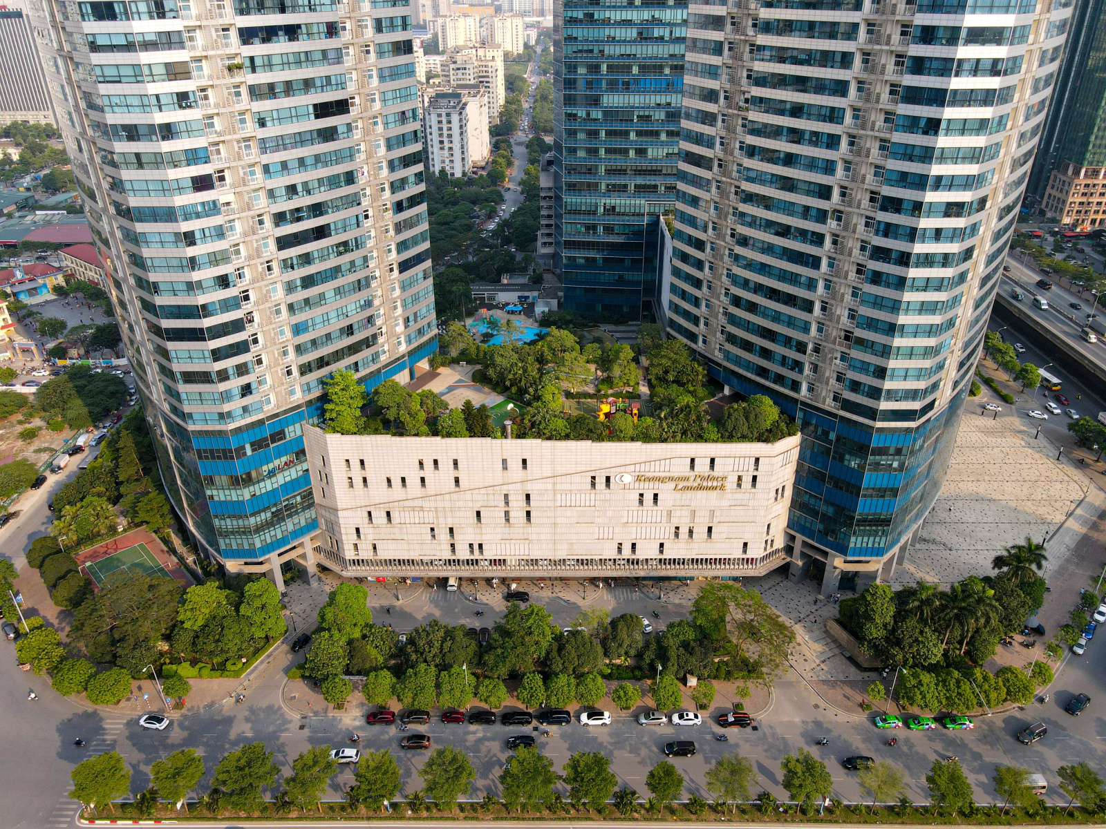 Hình ảnh thực tế vườn treo Keangnam Hanoi Landmark Tower