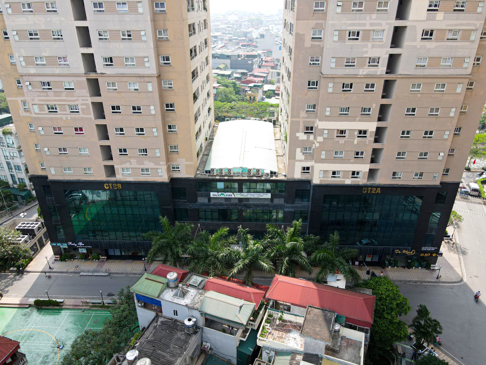 Hình ảnh thực tế khu thương mại CT2 Nam Đô Complex