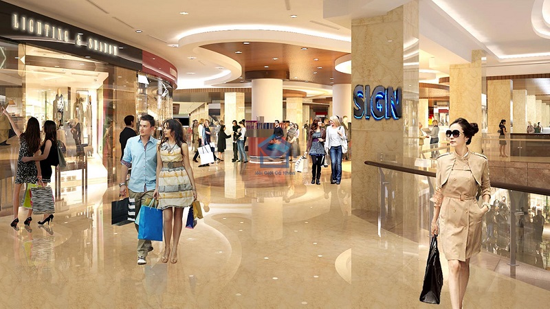 Trung tâm thương mại Mailand Plaza khu đô thị Mailand Hanoi City