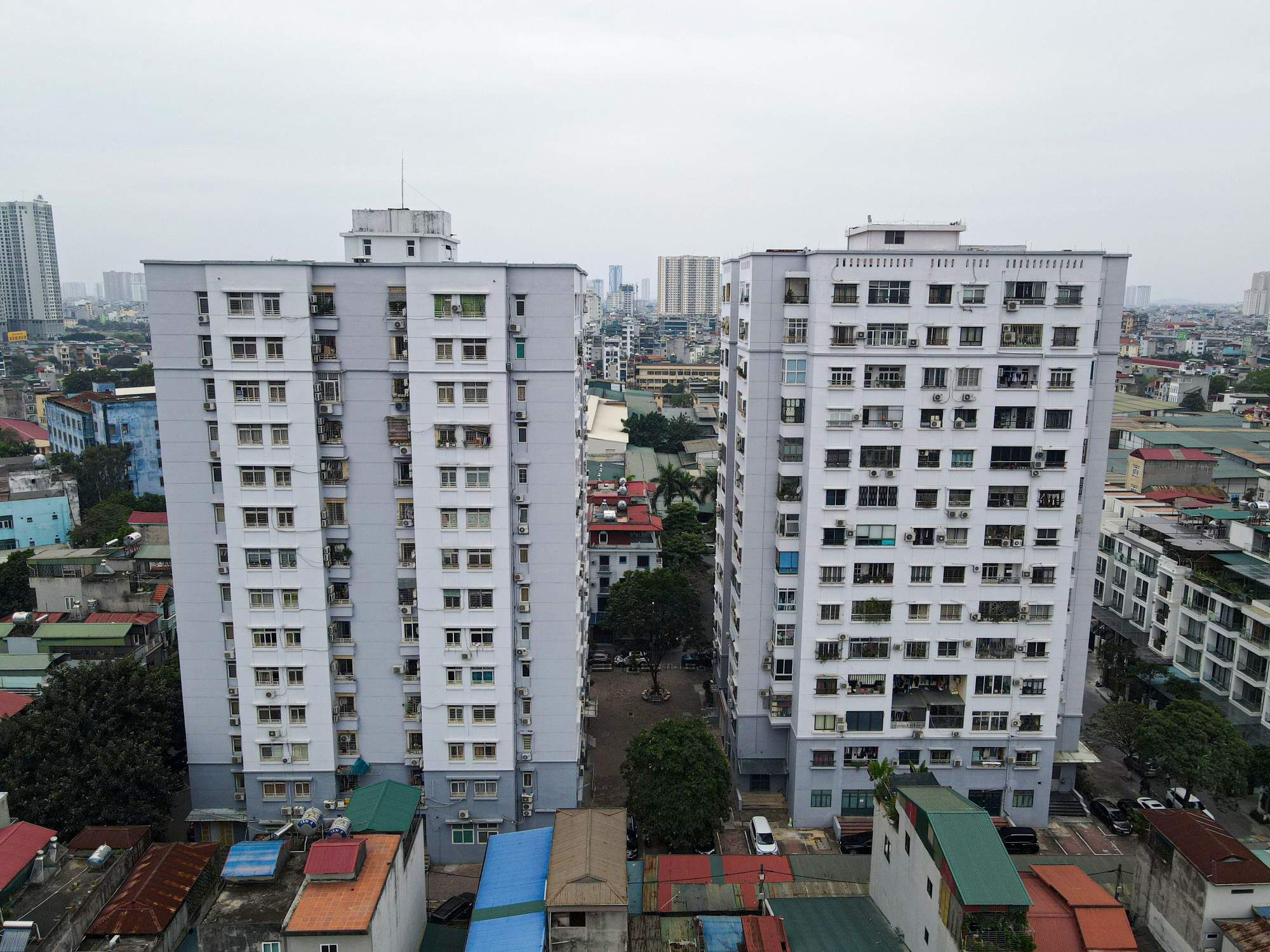 Hình ảnh thực tế khu thương mại - dịch vụ khu đô thị 54 Hạ Đình