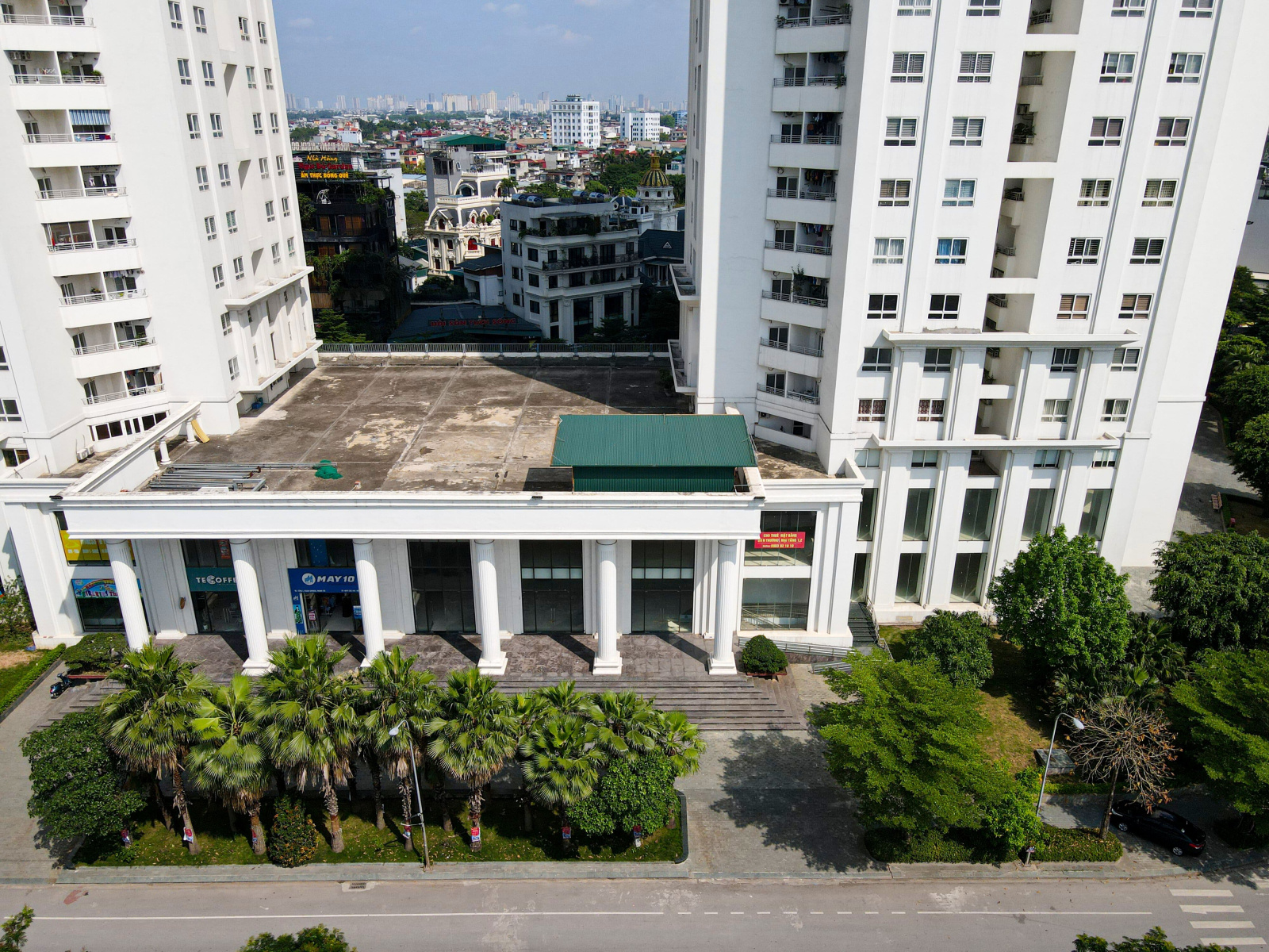 Hình ảnh thực tế khu thương mại Tecco Garden