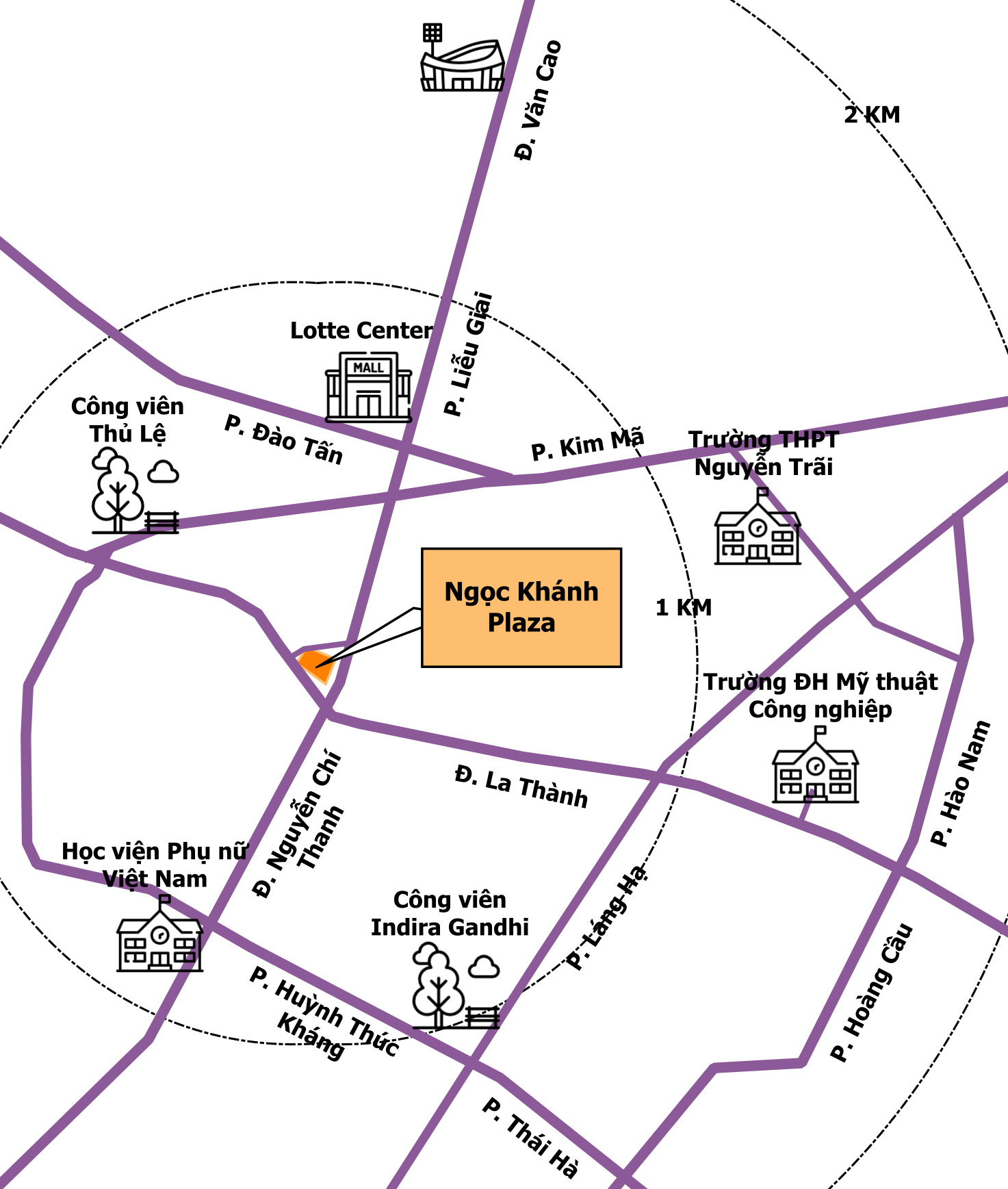 Ảnh vị trí của tòa nhà Ngọc Khánh Plaza.png