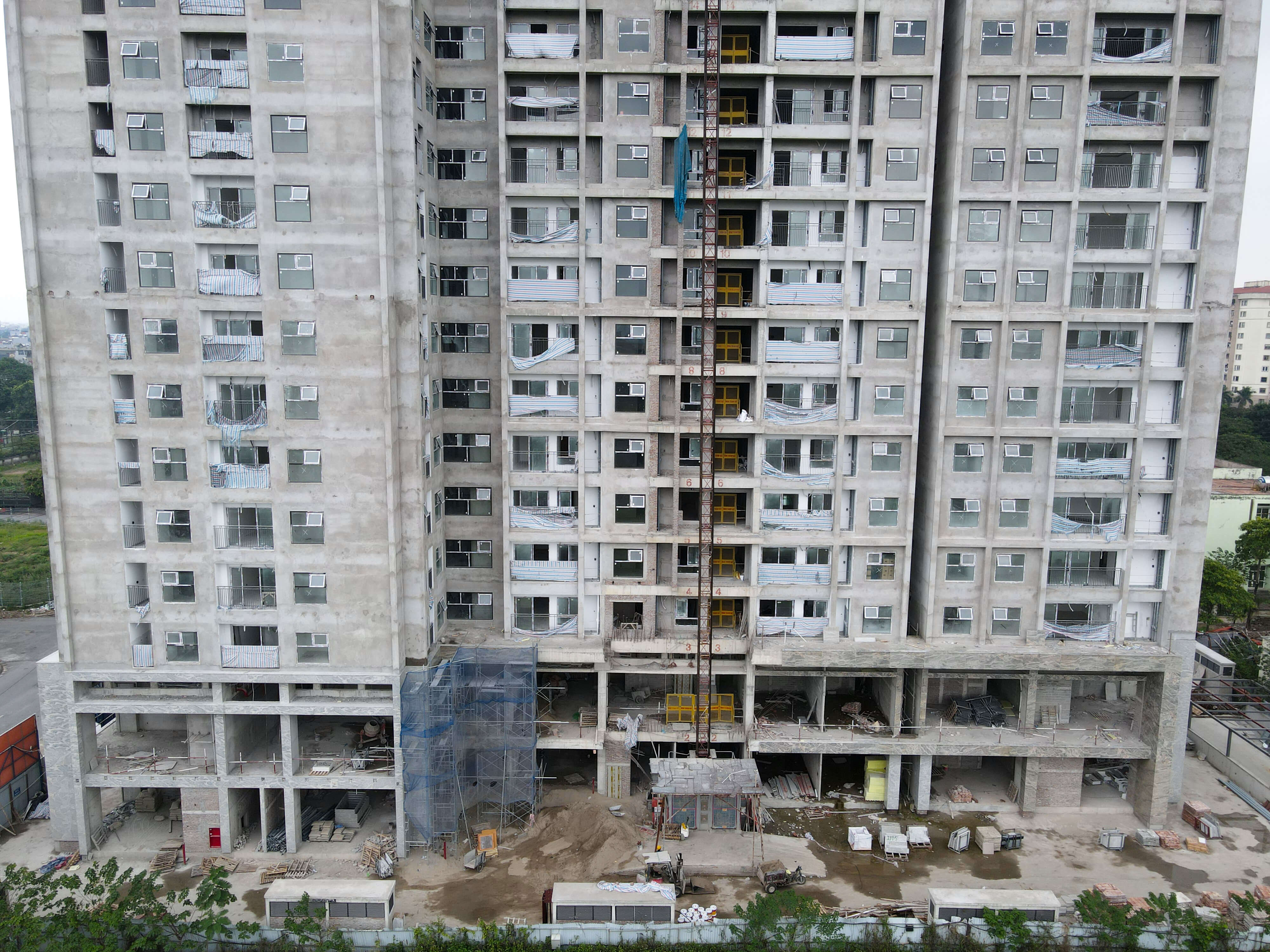 Hình ảnh thực tế trung tâm thương mại Phương Đông Green Home