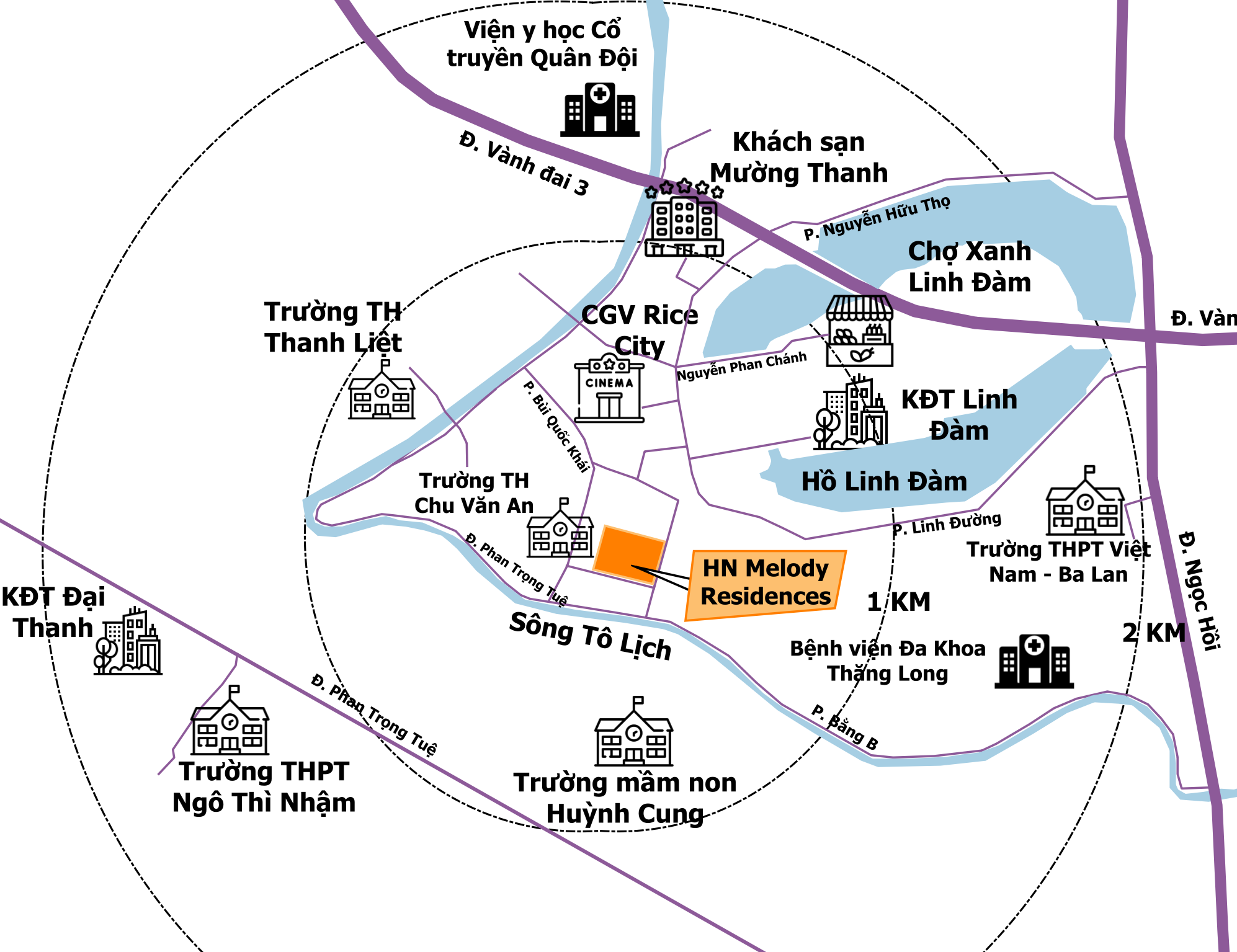 Ảnh vị trí Vuaboss liên minh giải trí 1 thế giới Hà Nội Melody Residences.png