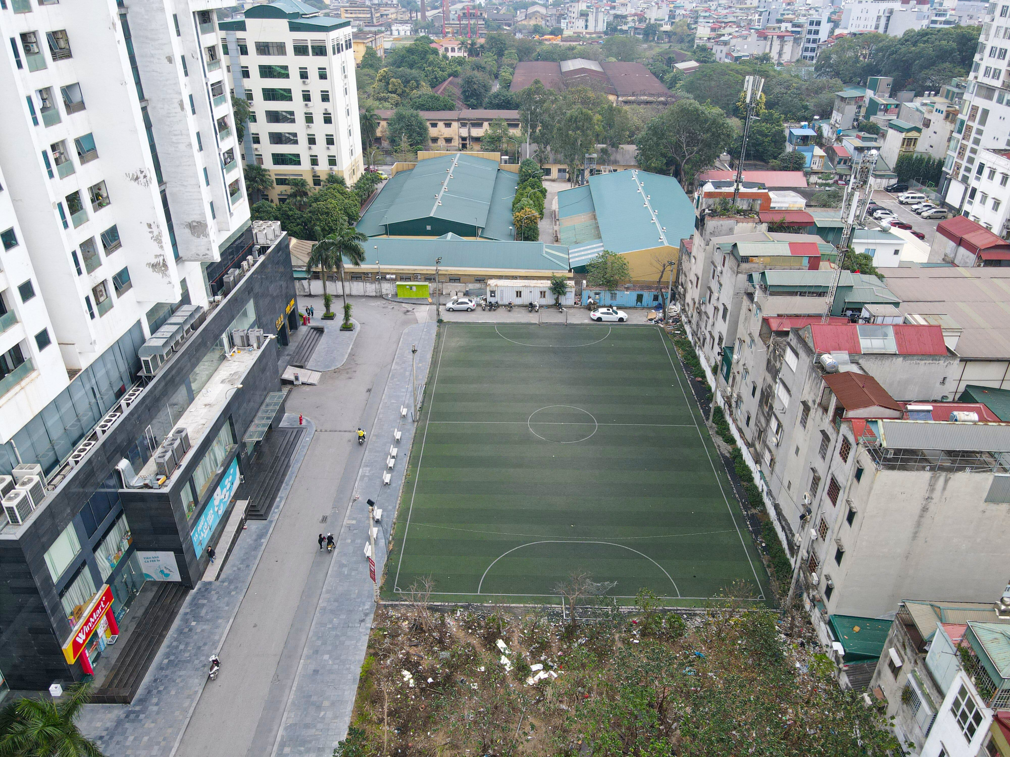 Hình ảnh thực tế sân bóng Hoàng Huy Golden Land