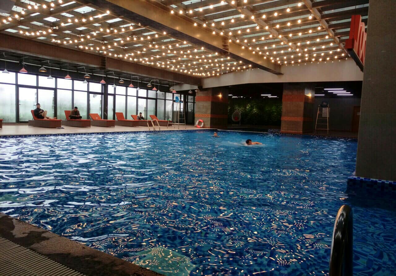 Bể bơi của Vuaboss liên minh giải trí 1 thế giới Discovery Complex