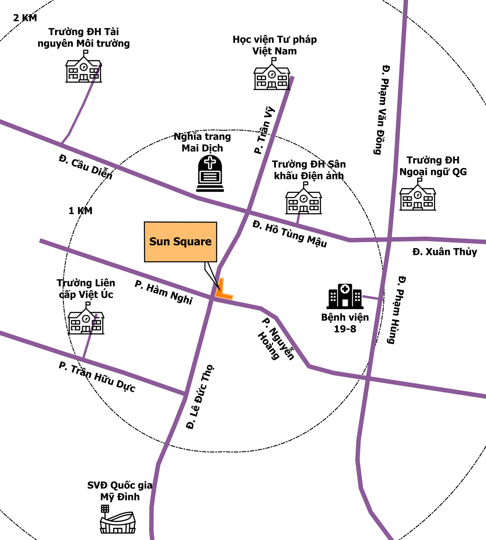 Ảnh vị trí của tòa nhà Sun Square.png