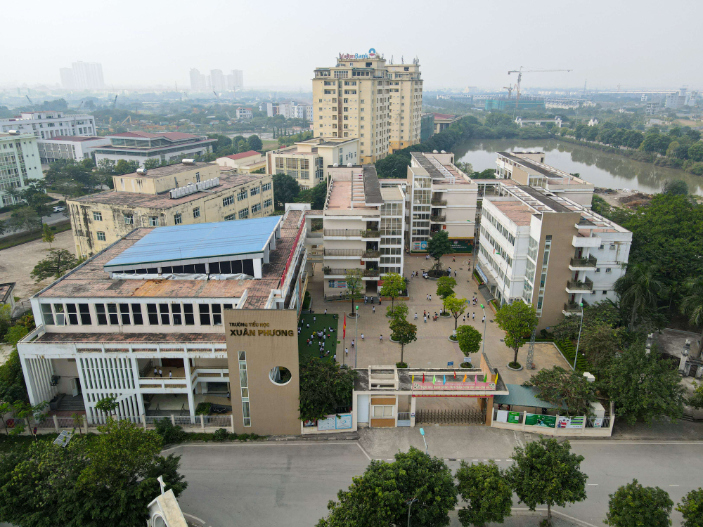 Trường tiểu học Xuân Phương trong khu đô thị Xuân Phương Viglacera