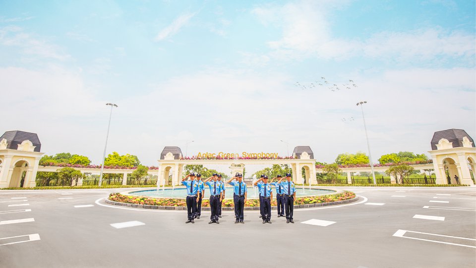 Đội ngũ an ninh tại An Lạc Green Symphony